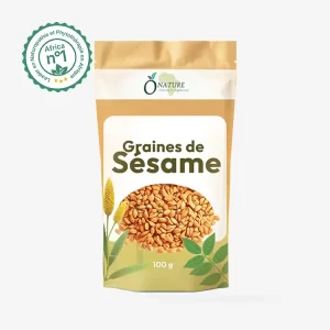 Graines de sésame bio Onature Afrique calcium